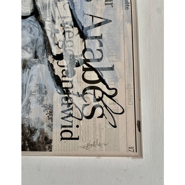 Paper Martha Holden "French Woman" Drawing on French Paper For Sale - Image 7 of 8