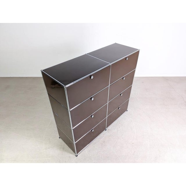 Postmodern Vintage Filing Cabinet with Drawers from USM Haller For Sale - Image 3 of 15
