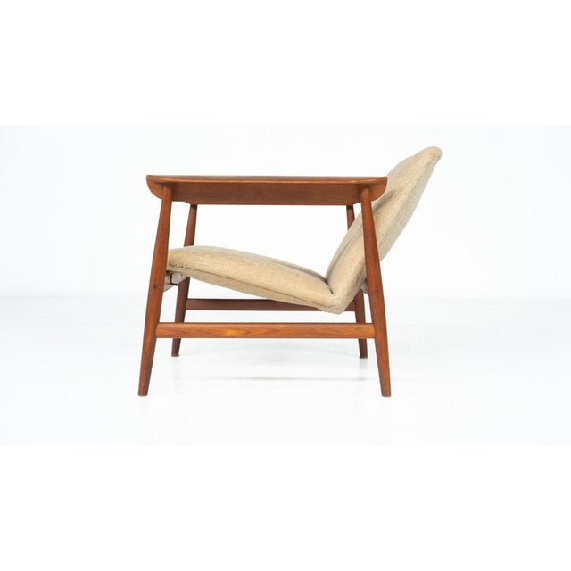 Wood Teak Model Bo-118 Lounge Chair by Finn Juhl for Bovirke, 1950s For Sale - Image 7 of 18