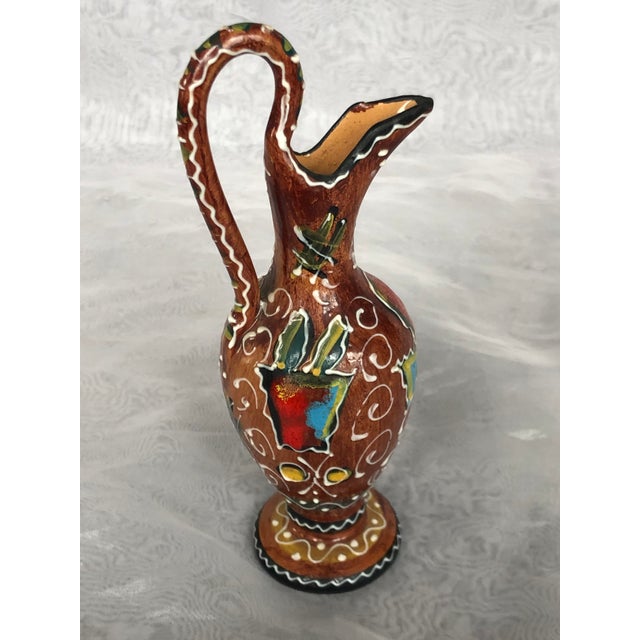Ceramic Deruta Miniature Italian Pottery Vase For Sale - Image 7 of 10