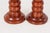 Mid-Century Modern Pair of Hand-Turned Wood Candlesticks For Sale - Image 4 of 8
