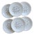 Vintage Earthenware Dinner Plates with Marie-Claire Pattern from Gien, 1950s, Set of 6 For Sale