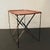 1940s Custom Industrial Steel and Leather Side Table For Sale In New York - Image 6 of 8