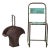 Vintage Brutalist Iron Basket With Twisted Handle For Sale
