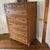 1940s 1920s French Louis XVI Style Tall Chest With Book Matched Walnut Veneer and Brass Accents For Sale - Image 5 of 9