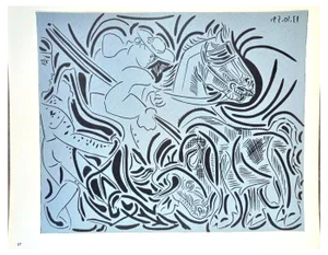 Pablo Picasso, Sting of the Matador, Original Linocut, 1962