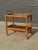 C. 1970s Mid Century Modern Italian Franco Albini Style Rolling Bamboo Bar Cart For Sale - Image 9 of 11