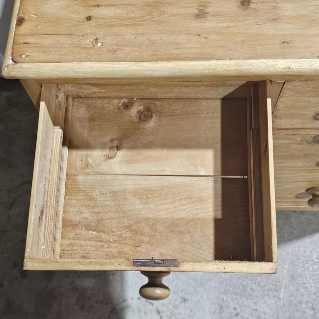 Antique English Pine Petite Dresser or Nightstand - Circa 1870 For Sale - Image 10 of 13