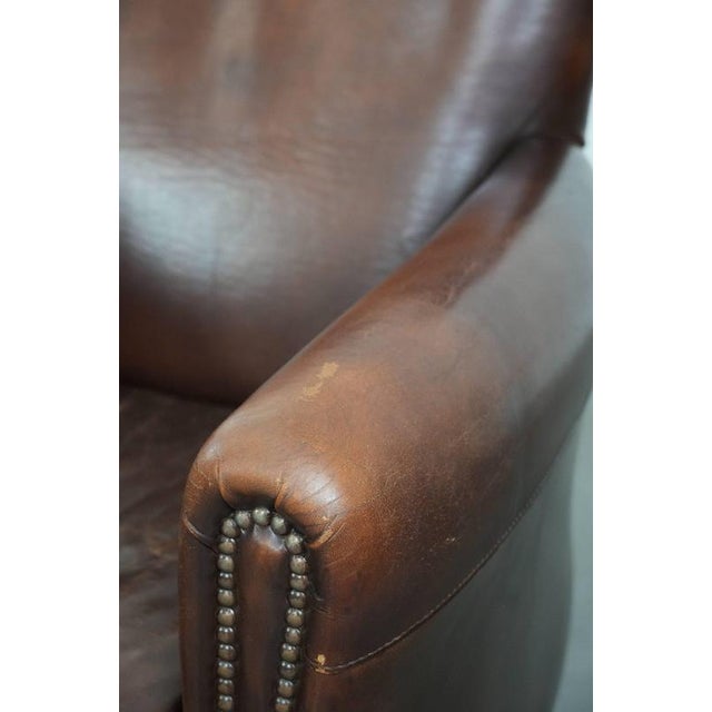 Vintage Sheepskin Club Chairs, Set of 2 For Sale - Image 17 of 18