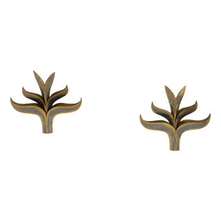 Wall Lamps by Henri Fernandez for Maison Honoré, Set of 2 For Sale
