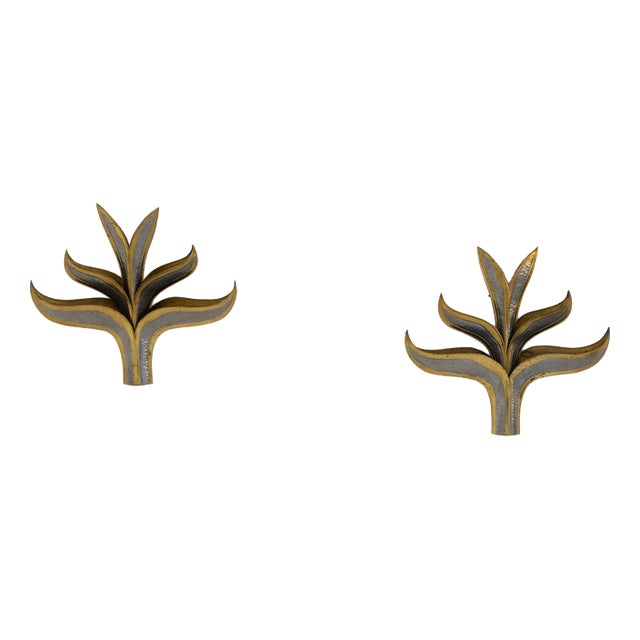Wall Lamps by Henri Fernandez for Maison Honoré, Set of 2 For Sale