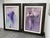 Design Plus Gallery presents a Pair of Contemporary Male + Female Blurred Figural Prints. They depict blurred human...