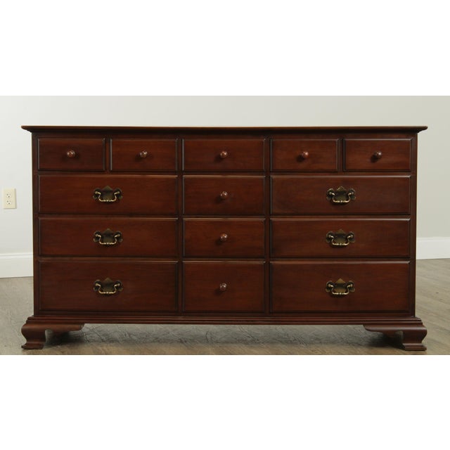 Willett Vintage Marblehead Cherry Long Dresser Chairish