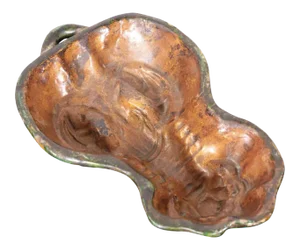 19th Century French Earthenware Lobster or Crayfish Cake Mold