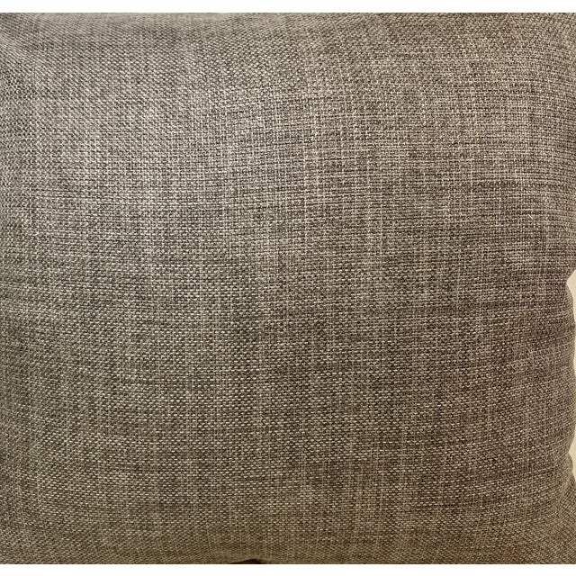 Cream 16” Square Decorative Throw Pillow Adorned With the Portrait of a Majestic Stag / Deer in a Water Color Look Finish - Made in the U K For Sale - Image 8 of 10