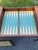 This is a very rare gaming table. The table made of french walnut with solid brass pulls. I love the colors of the leather...