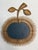 Apple-Shaped Rattan Mirror, Italy, 1960s For Sale - Image 6 of 9