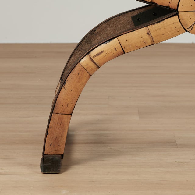Vintage Asian Bamboo and Grasscloth Bench For Sale In West Palm - Image 6 of 13