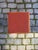 Danish Oak Stool with Red Seat For Sale - Image 10 of 11