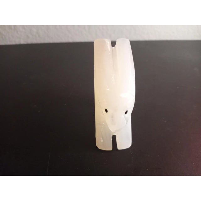 It is an Onyx Bunny Figurine. Cute Figurine, Easter bunny. Procured at antique mall in Arizona road trip