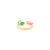 Gemstone Open Design Pear & Baguette Toe Et Moi Ring by VRjewels Size 6.5 For Sale - Image 7 of 12