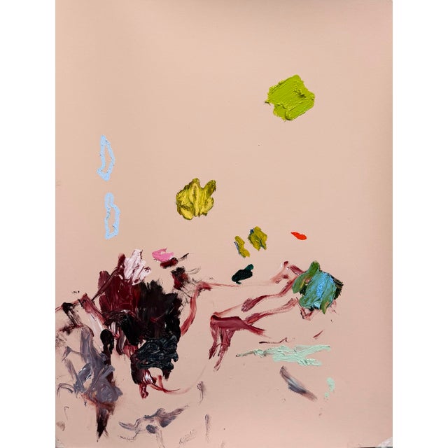 Ak Hardeman - Original Painting on Heavyweight Paper - I Will Tell You the Story When I Know the Ending No. 4 For Sale