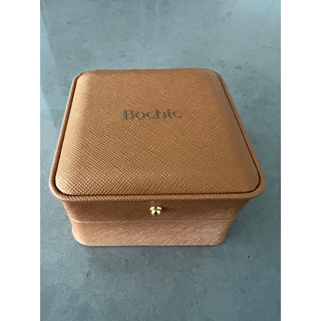 Bochic "Orient" Vintage Yellow Sapphire, Citrine & Diamonds Set 18K Gold & Silver For Sale - Image 11 of 18