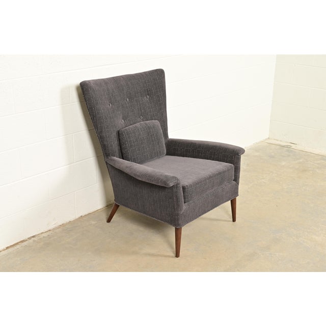 Planner Group Paul McCobb Planner Group Mid-Century Modern Upholstered Lounge Chair, 1950s For Sale - Image 4 of 12