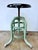 Vintage adjustable medical or industrial stool by A.S. Aloe Company of St. Louis. The stool has a four-leg painted steel...