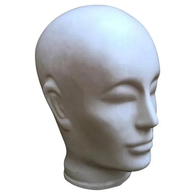 Vintage Italian Head in White Glazed Ceramic For Sale - Image 13 of 13