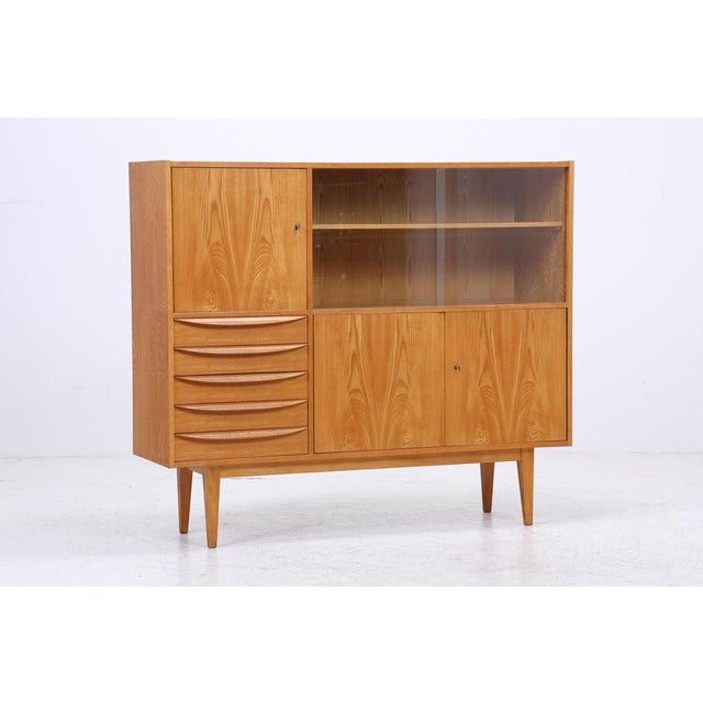 Mid-Century 602 Series Display Cabinet by Franz Ehrlich for Hellerau, 1950s For Sale - Image 16 of 16