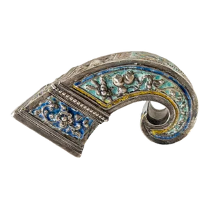 19th or 20th Century Chinese Silver Enameled Object