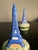 Anthropologie A Set of Two Anthropologie Ceramic Hand Painted Eiffel Tower Trinket Boxes For Sale - Image 4 of 9