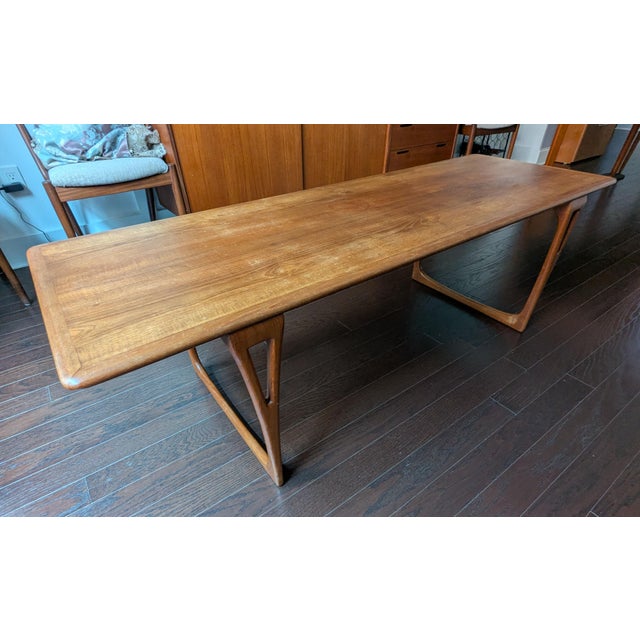 Seffle Möbelfabrik 1960s Mid-Century Modern Teak Coffee Table by Svante Skogh for Seffle For Sale - Image 4 of 12
