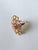Set in 18k Rose Gold, Pink Sapphires, Tourmaline & Diamond Cluster Cocktail Ring, Size 6 For Sale - Image 4 of 11