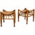 Pair Antique Thebes Egyptian Revival Arts & Crafts Stools Liberty & Co 1900 For Sale - Image 10 of 18