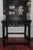 19th Century Chinese Ebonized with Variegated Red Scholar Stone Inserts Chair For Sale In New York - Image 6 of 11