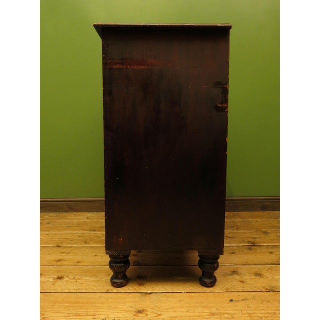 English Stained Pine Chest of Drawers For Sale - Image 10 of 18