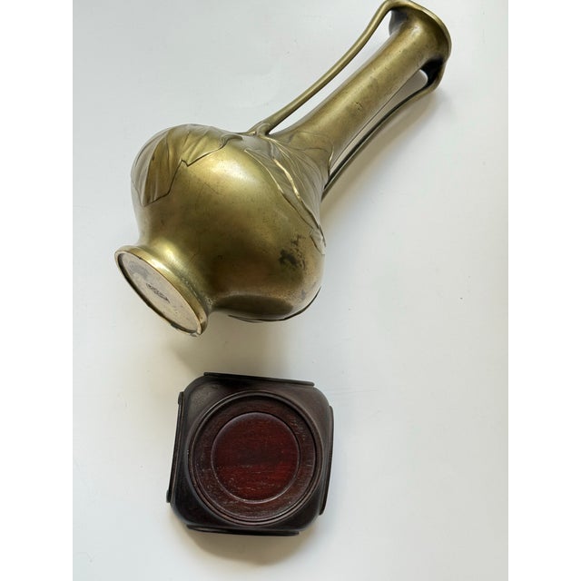 Late 19th Century Antique Japanese Studio Bronze Art Nouveau Vase Meiji Period For Sale - Image 5 of 9