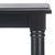 Spritely Home Cassie 3 Shelf Accent Table in Black For Sale - Image 4 of 8