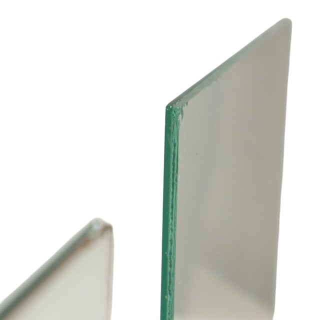 Art Deco Photo Frames in Black and Beige Marble, 1930s, Set of 2 For Sale - Image 9 of 18