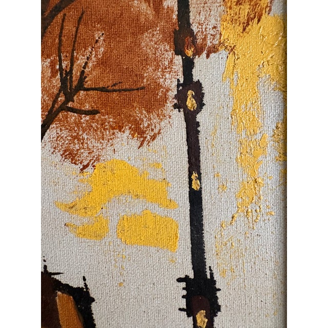 Paint Mid-Century Oil Painting - French Expressioism For Sale - Image 7 of 9