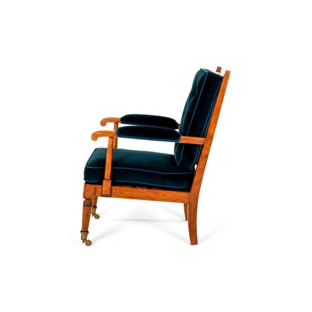 Mahogany Show Frame Lounge Chair For Sale - Image 3 of 11