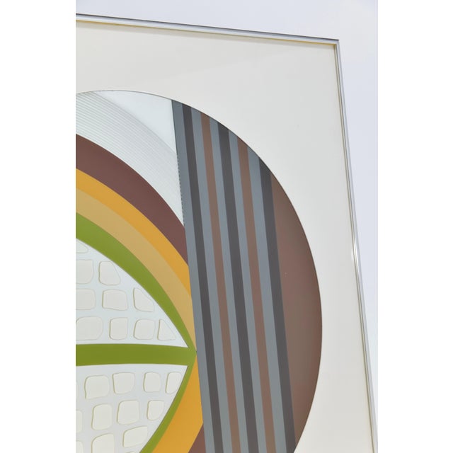 Mid Century Abstract Mirror Wall Art For Sale - Image 10 of 17
