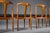 Black Juliane Dining Chairs in Teak and Black Leather by Johannes Andersen for Uldum Møbelfabrik, Denmark, 1960s, Set of 6 For Sale - Image 8 of 18
