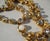Chanel Necklace Gold Plated With Faceted Rhinestones For Sale - Image 9 of 10