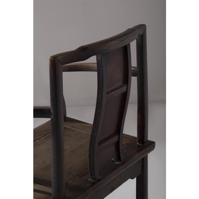 Ming Traditional Chinese Chair, 1900s For Sale - Image 6 of 10