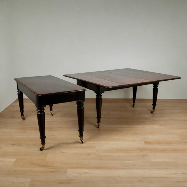 Antique English Dining or Banquet Table For Sale - Image 4 of 18
