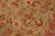 Shabby Chic Shabby Chic 1990's Pak-Persian Green/Burgundy Wool Rug - 6'2'' X 8'9'' For Sale - Image 3 of 9