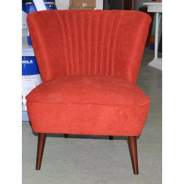 Red Cocktail Chair, 1960s For Sale - Image 6 of 8